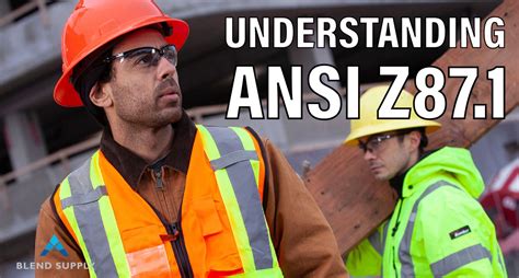 Understanding ANSI Z87.1 